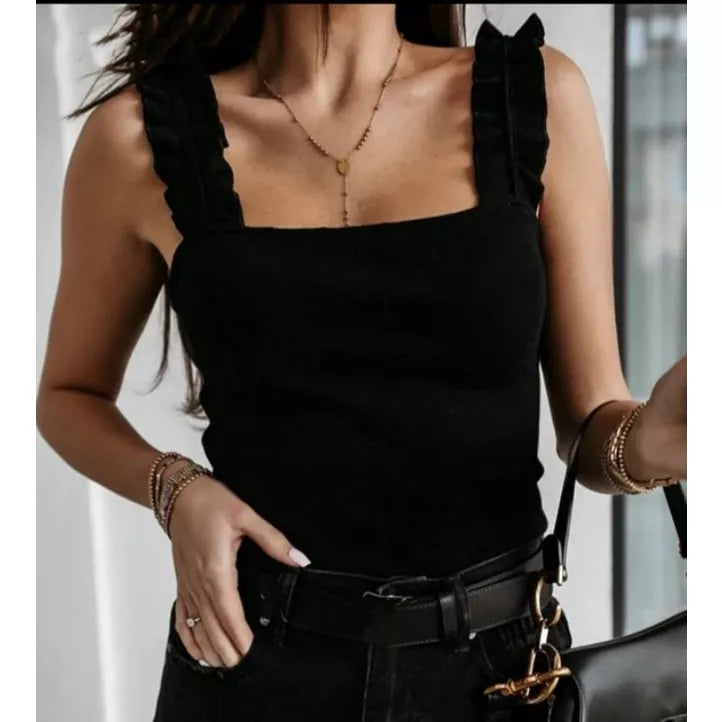 Blusinha Alcinha Franzida Canelada