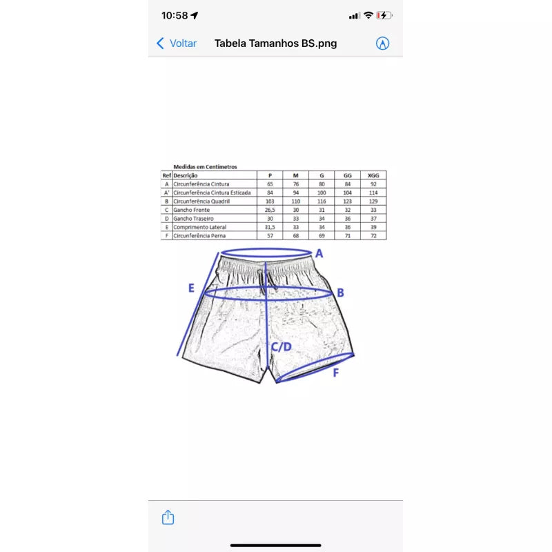 bermuda short praia piscina treino corrida academia
