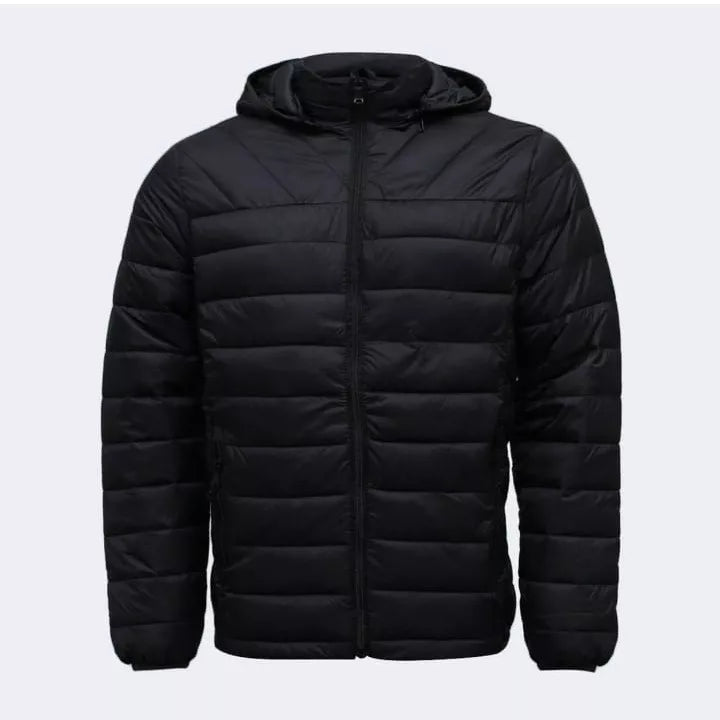 jaqueta Puffer Matelassê Masculina Capuz Removivel