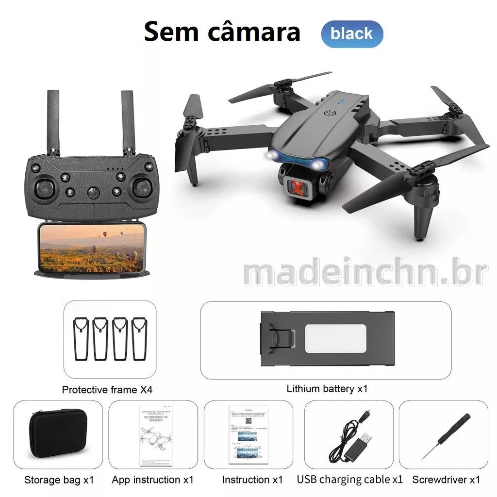 Drone De Câmera De 4K Profissional De Alta Definição Com Dupla