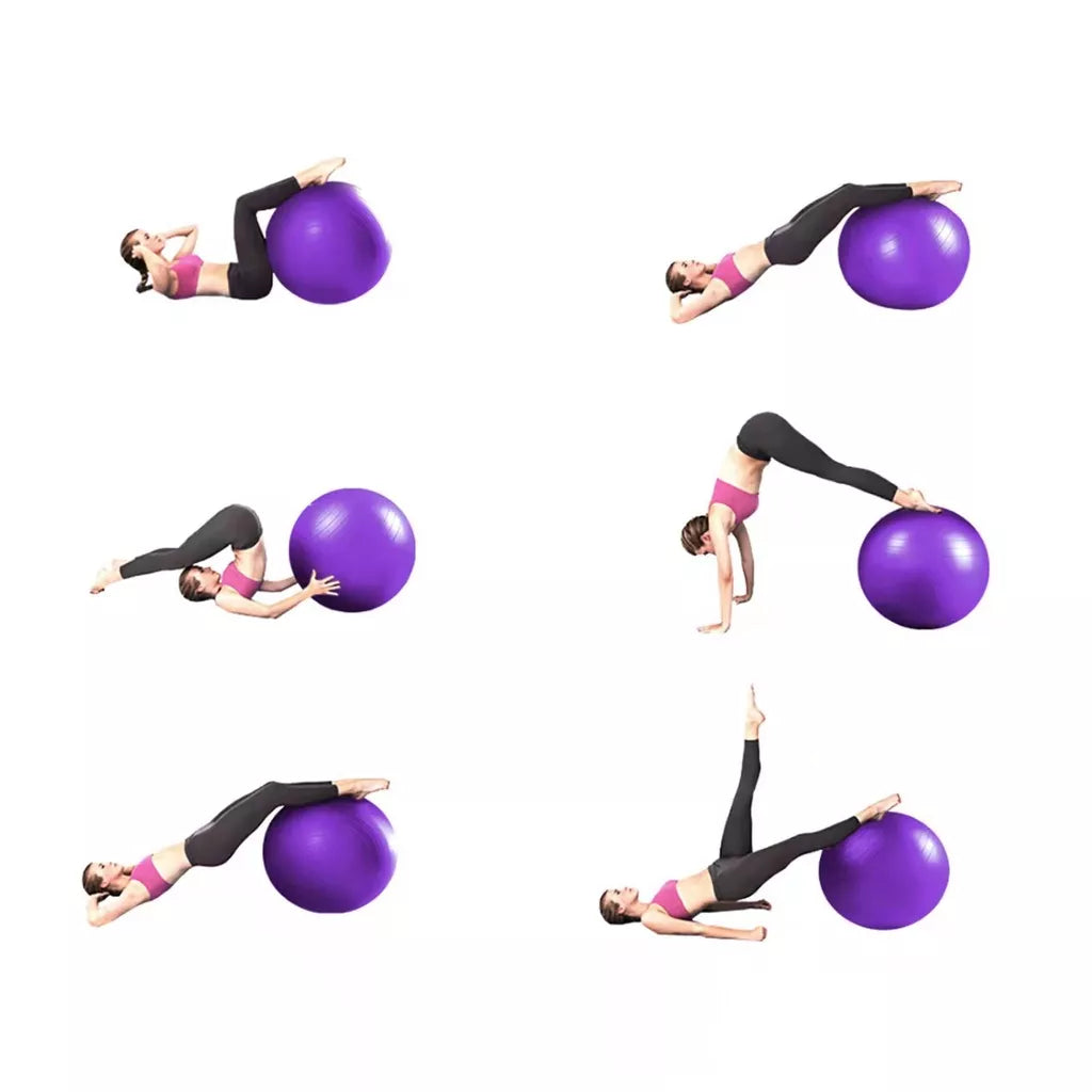 Bola Pilates + BOMBA - 55cm ou 65cm