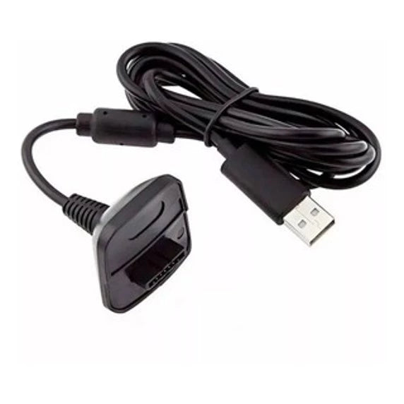Kit 2 Cabo + Bateria Xbox 360 Controle Slim 6400mAh Promoção