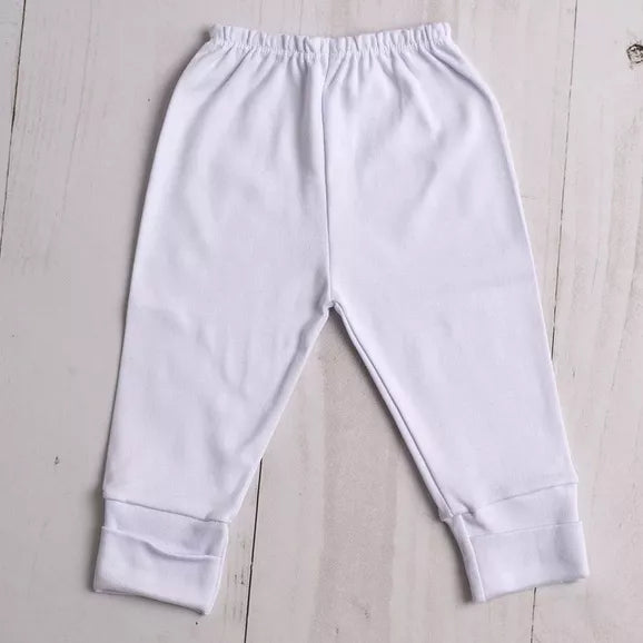 Calça / Mijão Bebê / Culote Suedine Pé Reversível 100% Algodão