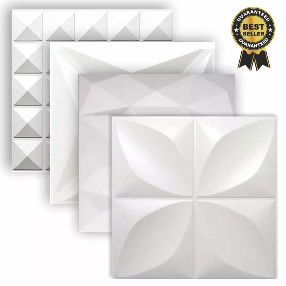 PROMO 01 unidade PLACA 3D - 25 x 25 cm DECORATIVA PVC