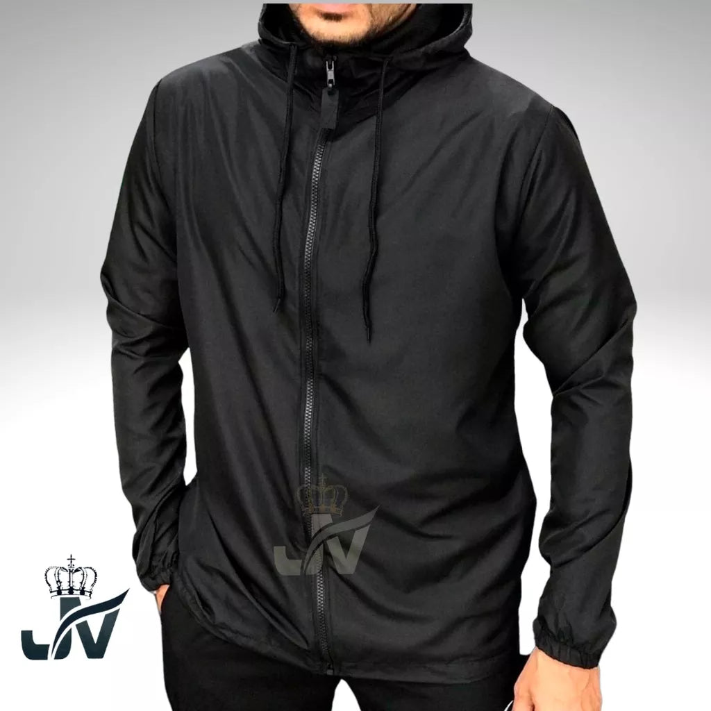 JAQUETA CORTA VENTO MASCULINO PRETO multi-marcs