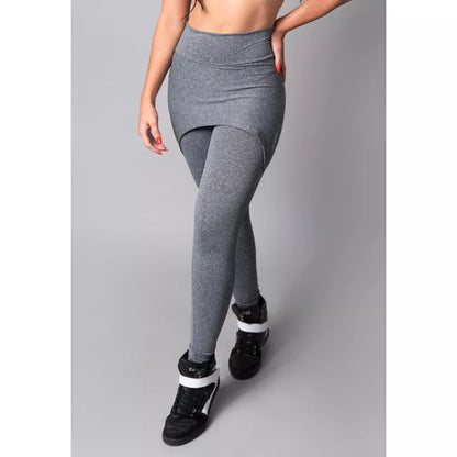 Calça Legging Suplex Saia Tapa Bumbum Estampada Cintura Alta Fitness