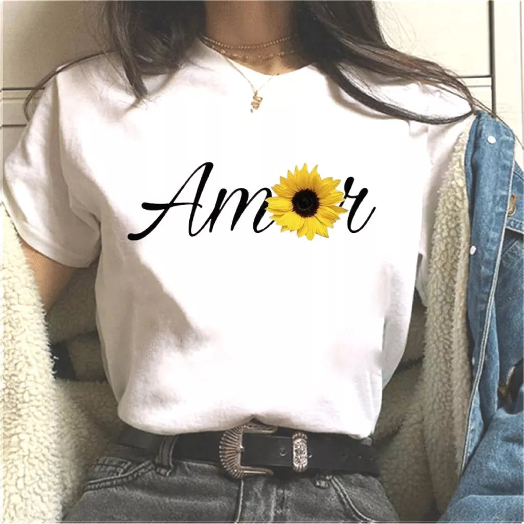 T-shirt Feminina Camiseta Floresça Onde Deus Te Plantar