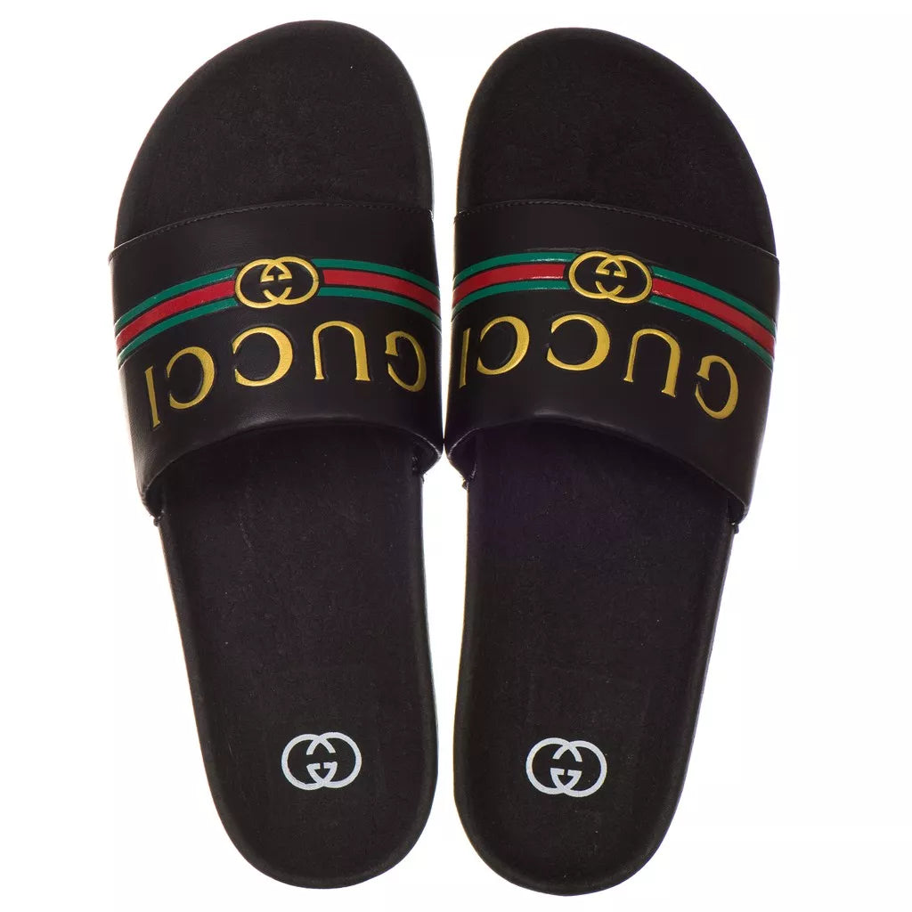 Chinelo Slide Unissex Gucci grif