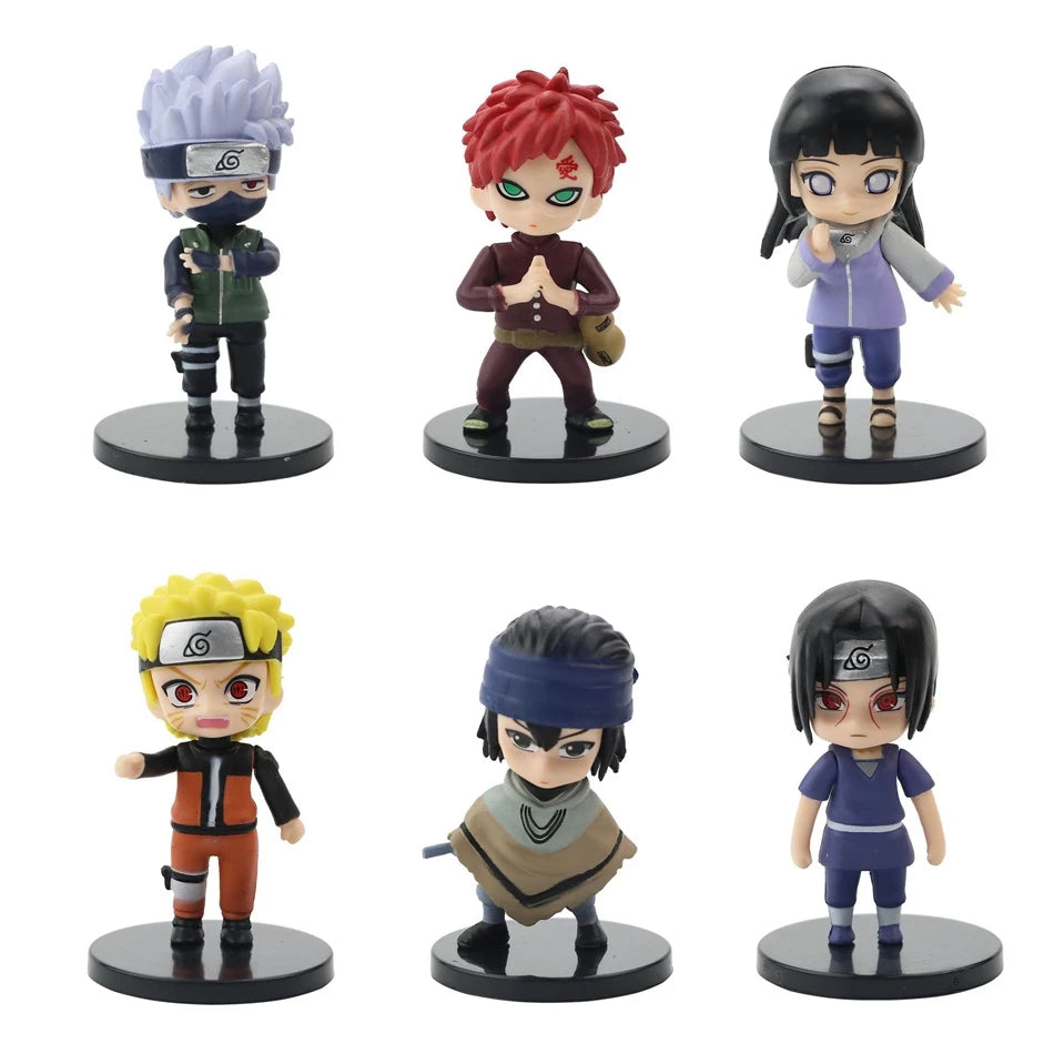 24 Estilos Uzumaki Naruto Anime Action Figure Hatake Kakashi Q Versão Modelo Estátua Colecionável Presentes De Brinquedos
