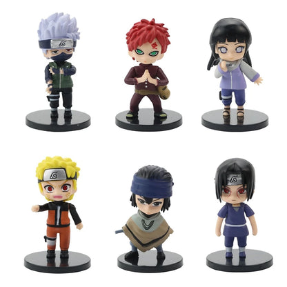 24 Estilos Uzumaki Naruto Anime Action Figure Hatake Kakashi Q Versão Modelo Estátua Colecionável Presentes De Brinquedos