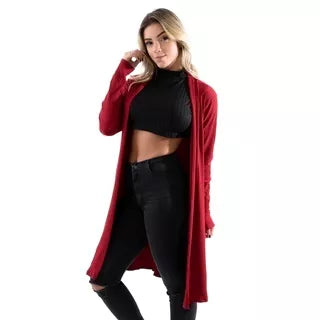 Cardigan Kimono Feminino Canelado