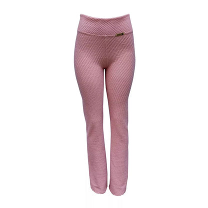 Calça Feminina Flare Bailarina Colmeia Casual