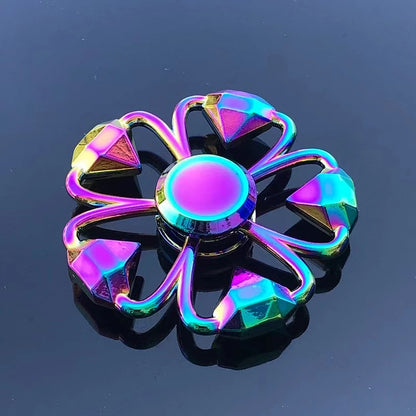 Novo Colorful Fit Spinner Zinc Alloy Decompression Toy Finger Metal Spinner Relieving Stress Effect
