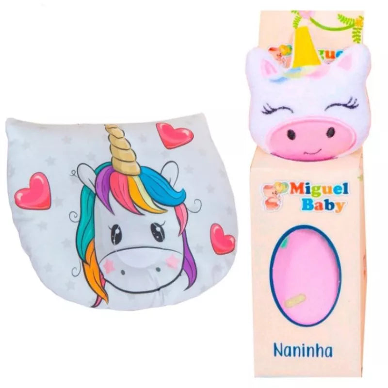 Naninha  Para Bebê E Travesseirinho Anatômico - Apoio De Cabeça