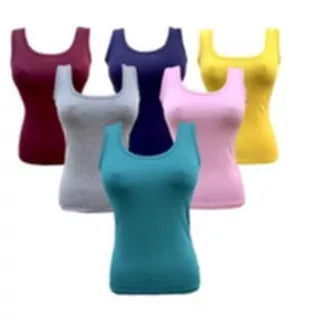 Regata blusinha alça larga grossa blusa regatinha viscolycra roupa feminina P M G GG promoção