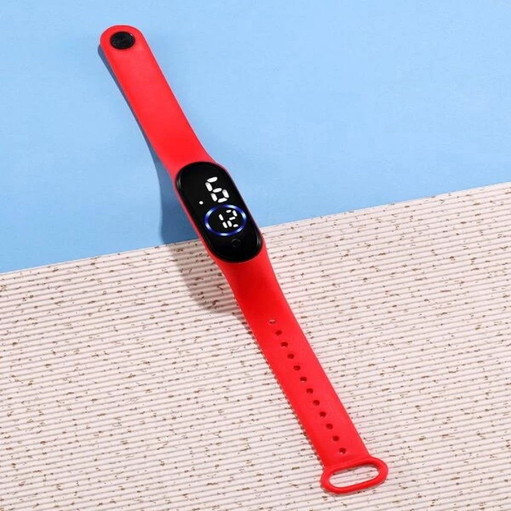 LED Relógio M4 Pulseira  digital  Esportivo A prova água feminino masculino
