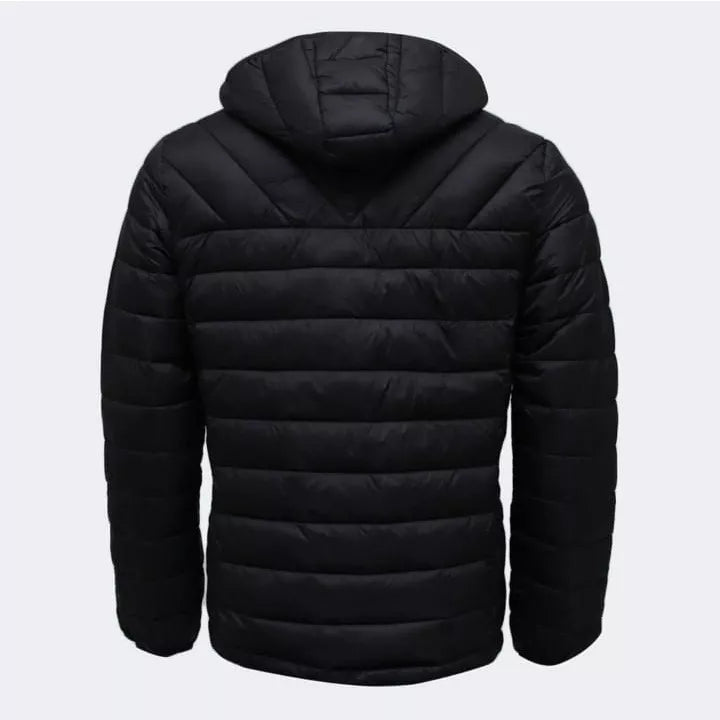 jaqueta Puffer Matelassê Masculina Capuz Removivel