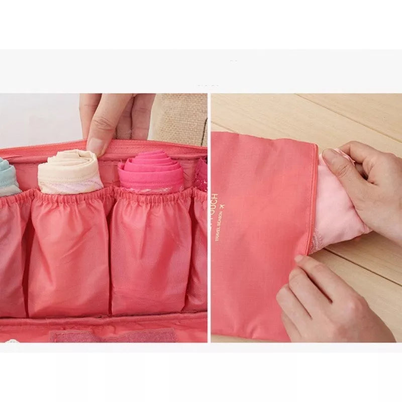 Organizador De Viagem Unissex Lingerie Calcinha Sutiã