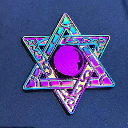 Novo Colorful Fit Spinner Zinc Alloy Decompression Toy Finger Metal Spinner Relieving Stress Effect