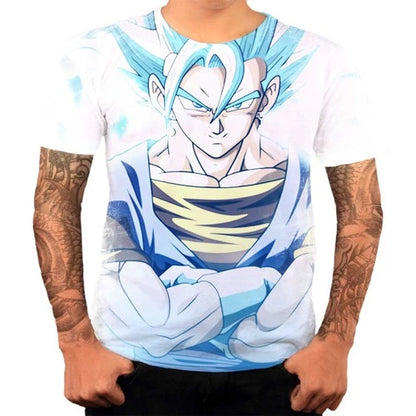 Camiseta Camisa Personalizada Dragon Ball Vegito Potara 01