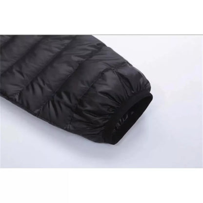 Jaqueta nylon feminina impermeável capuz removível pronta entrega