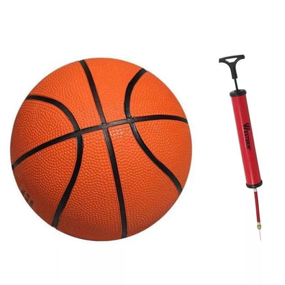 Bola Basquete Tamanho Oficial Nº 7 + Bomba Inflar E Bico Ar BASQUETBALL