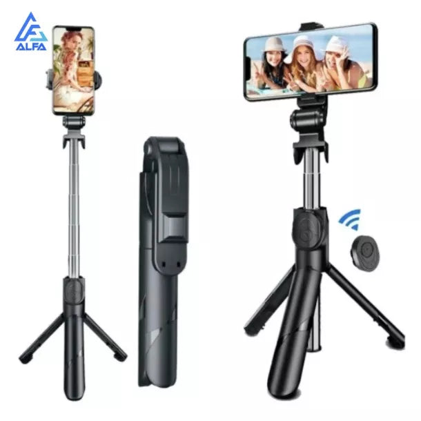 Bastão Pau de Selfie Bluetooth XT-02 Retrátil Suporte tripé para celular