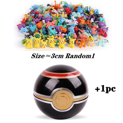 7 cm multicolorido pokémon bola pokémon de alta qualidade brinquedo figura 2-3 cm para crianças presente de aniversário