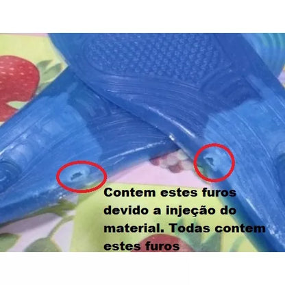 Palmilha Ortopédica Gel de Silicone para Dores nos Pés