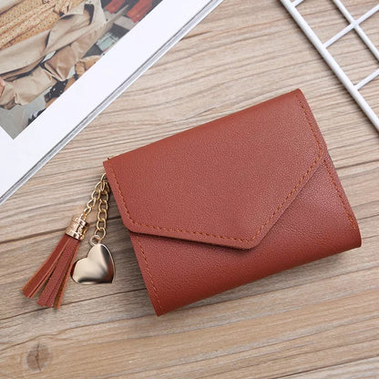 Carteira Feminina Com Franjas/Bolsa Porta-Cartões/Bolsa De Mão/Porta-Cartões