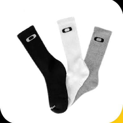 Kit 3 Pares Meias Esportivas Cano Médio Multimarcas