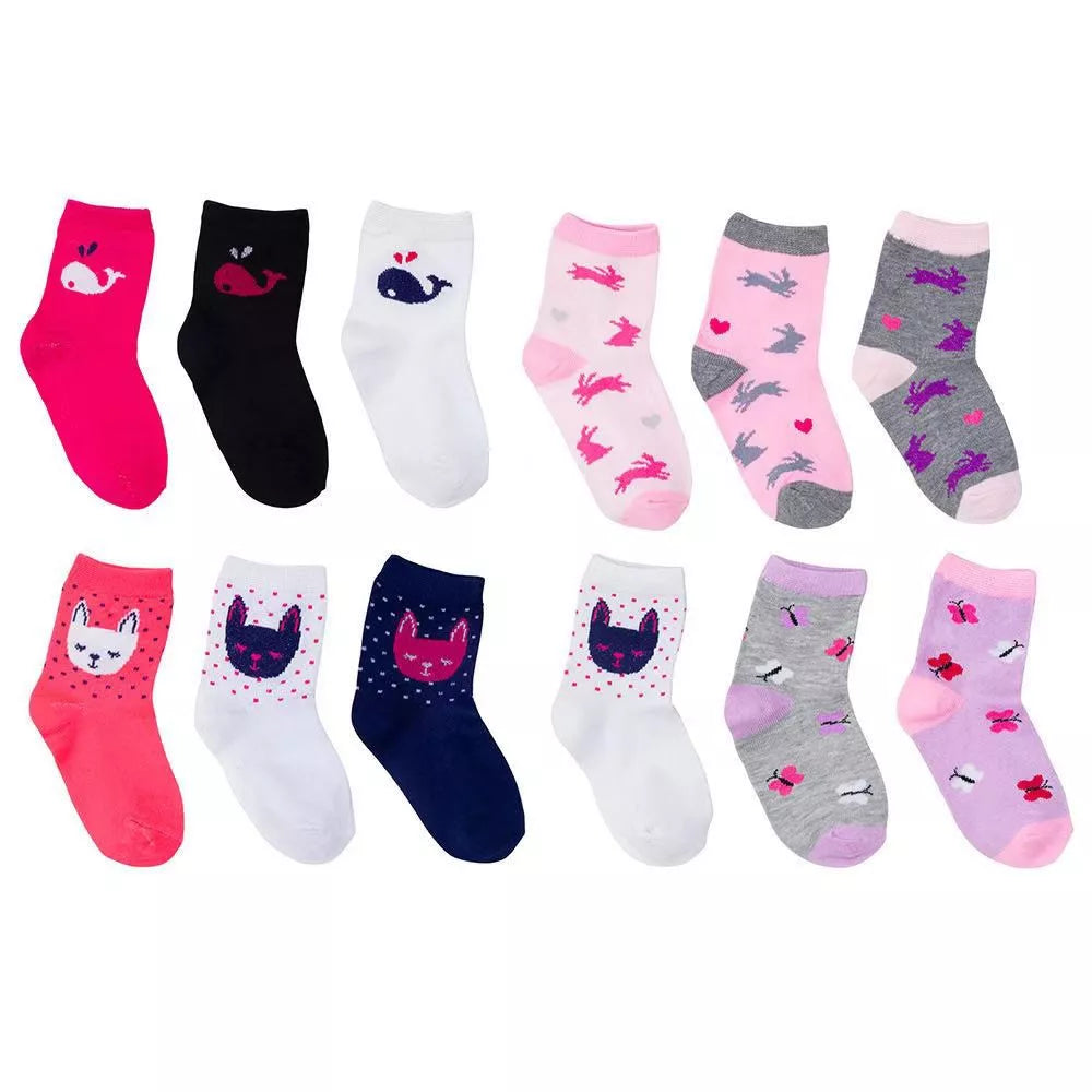 Kit 6 Pares Meia Infantil Estampadinha\lisa menino e menina de  criança A PRONTO ENTREGA