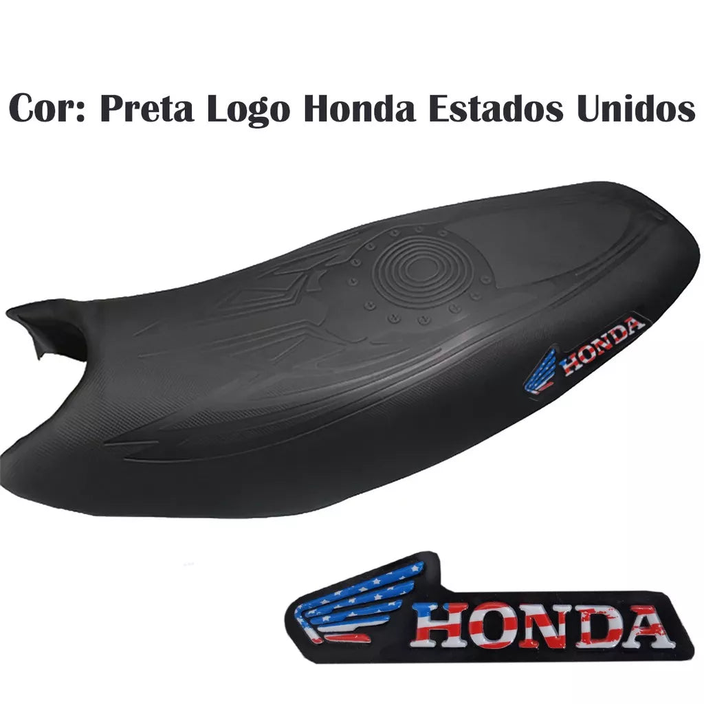 Capa Banco Emborrachada Titan Fan Bros Ybr Fazer Tornado Twister Lander Todas