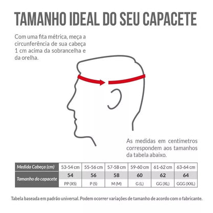 Capacete Moto Aberto Masculino e Feminino Com Viseira Móvel New Liberty Three 3 Pro Tork