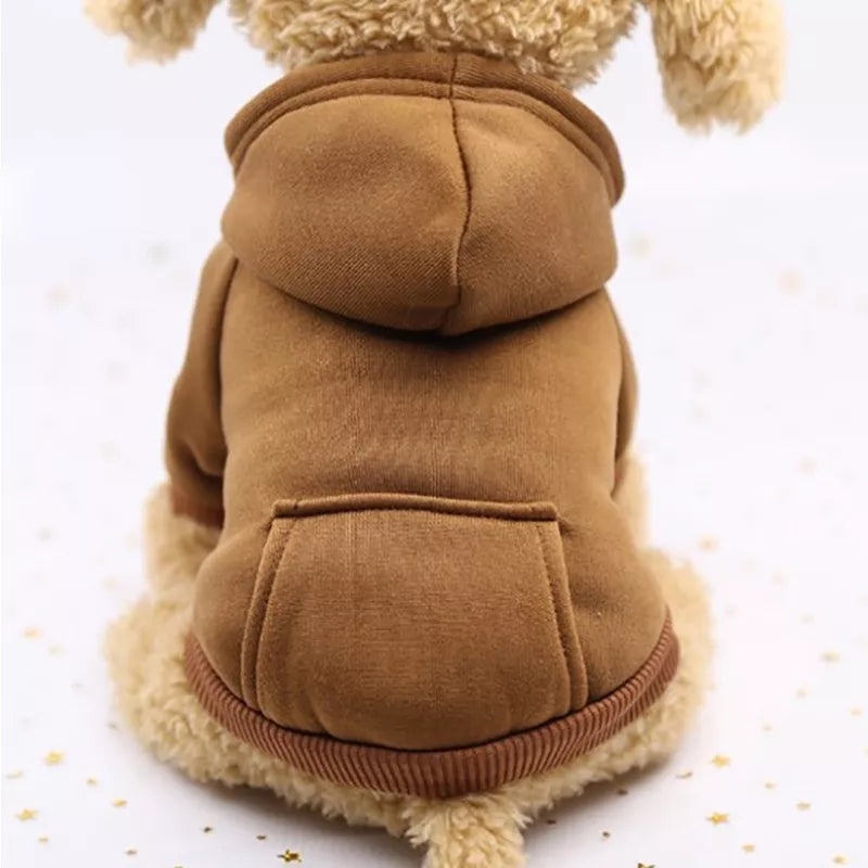 Moletom Para Cães Cor Sólida Animal De Estimação Simples