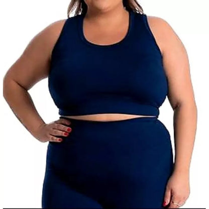 Top Cropped M ao G4 Nadador Plus Size Academia Grosso