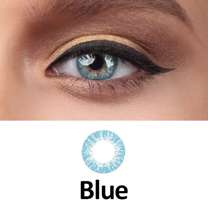 ZELIN Lente de Contato Colorida Aparência Natural Uso Anual Para Maquiagem Dos Olhos