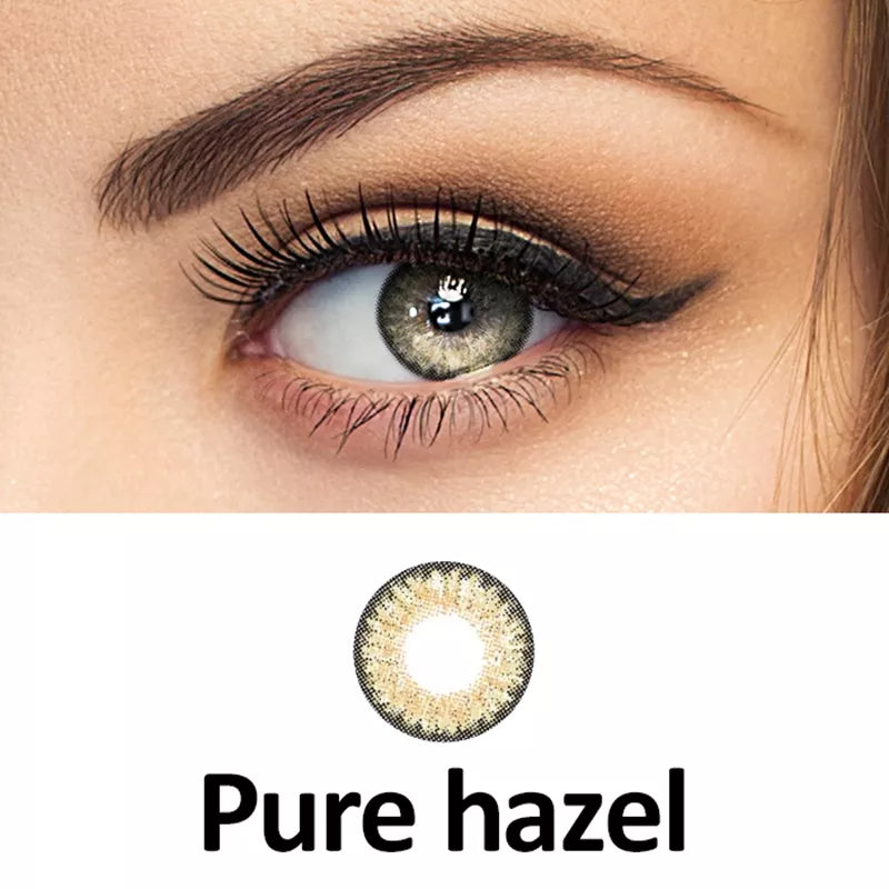 ZELIN Lente de Contato Colorida Aparência Natural Uso Anual Para Maquiagem Dos Olhos