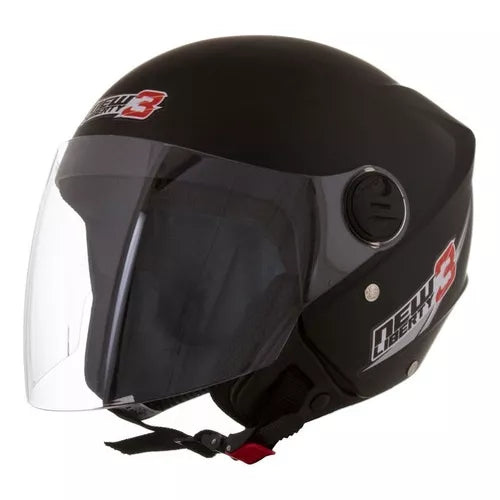 Capacete Moto Aberto Masculino e Feminino Com Viseira Móvel New Liberty Three 3 Pro Tork