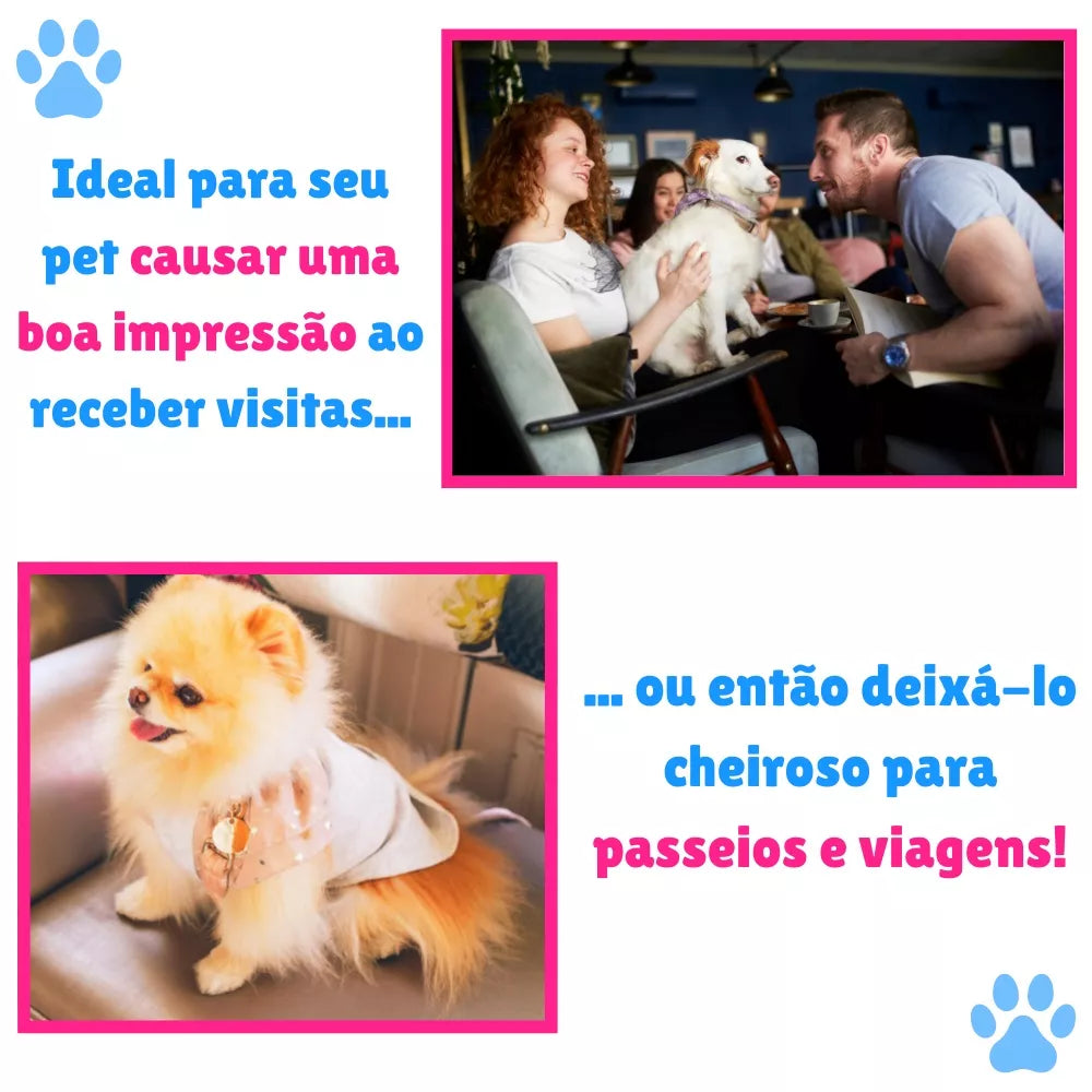 Perfume para Cachorro e Gato Pet Clean - 120 ml - Envio Imediato