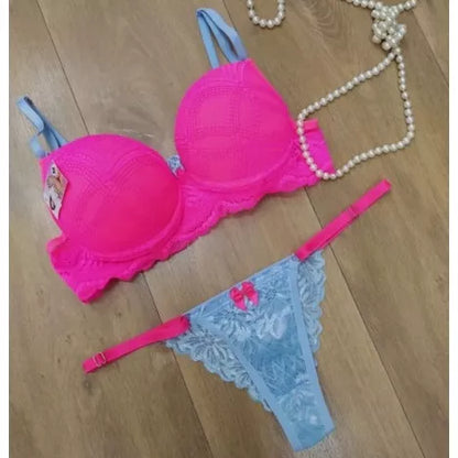 Conjunto Renda Néon