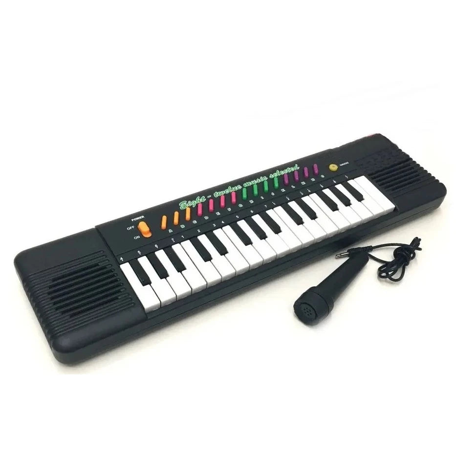 Teclado Piano com Microfone Infantil Music Center