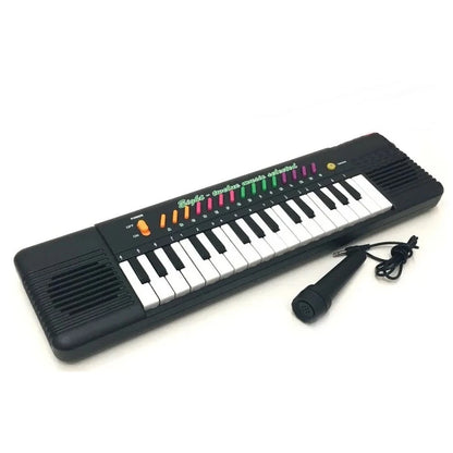 Teclado Piano com Microfone Infantil Music Center