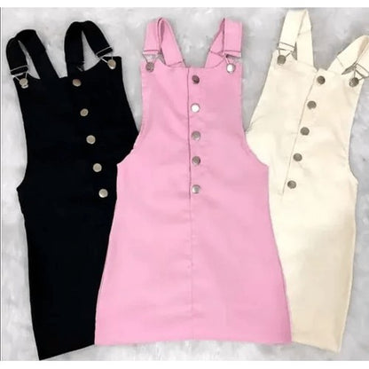 Vestido Jardineira Feminino Bergaline Moda Blogueira Lindo a Top