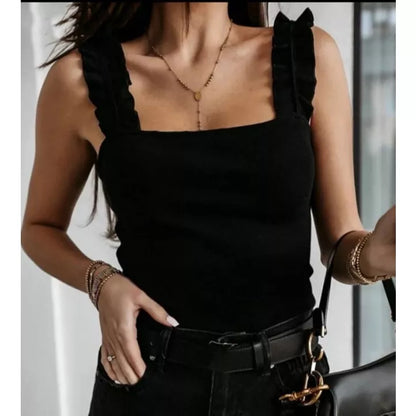 Blusinha Alcinha Franzida Canelada