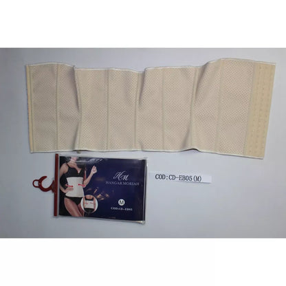 Cinta Modeladora Abdominal Feminina Afina Cintura-Bege