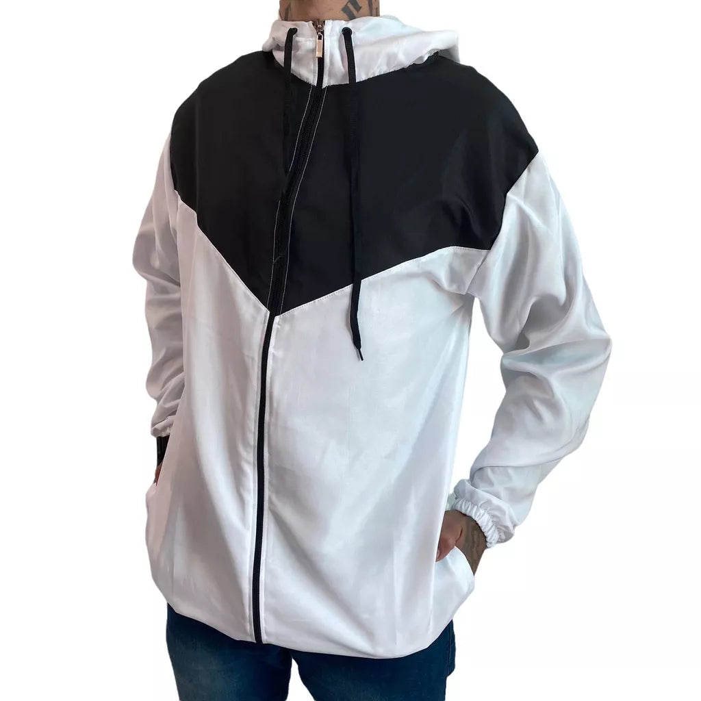 Corta-vento Masculina Lisa