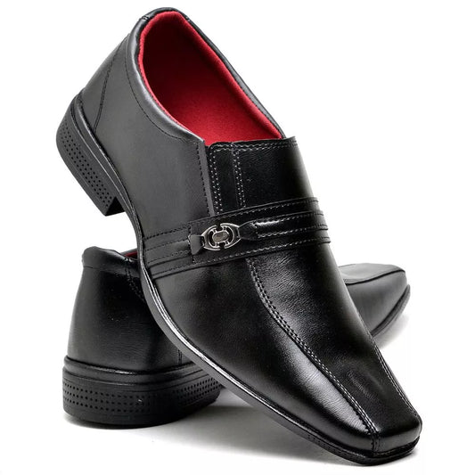 Sapato Social Masculino Moderno Confortável Elegante Estiloso Slim