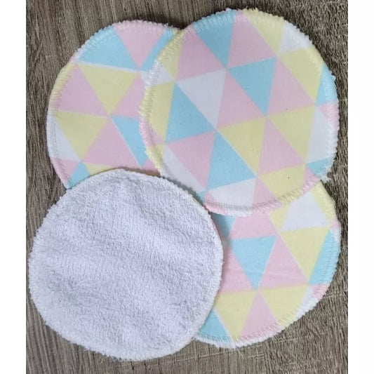 Par de Absorvente de Seios Ecológico Tecido Reutilizável
