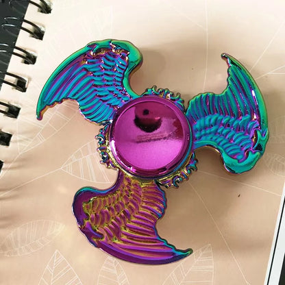 Novo Colorful Fit Spinner Zinc Alloy Decompression Toy Finger Metal Spinner Relieving Stress Effect